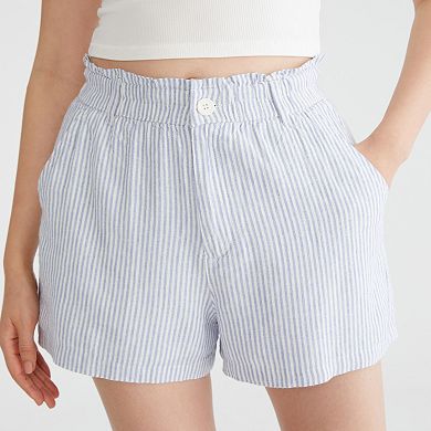 Juniors’ Aeropostale Easy Linen Shorts