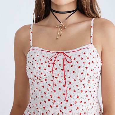 Juniors’ Aeropostale Corset Babydoll Mini Dress