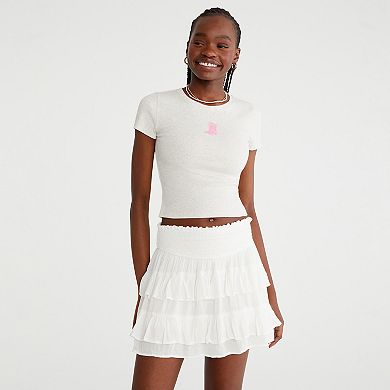 Juniors’ Aeropostale Tiered Flippy Skort