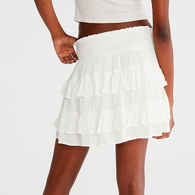 Juniors’ Aeropostale Tiered Flippy Skort