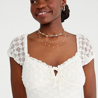 Juniors’ Aeropostale Knit Short Sleeve Bustier Dress