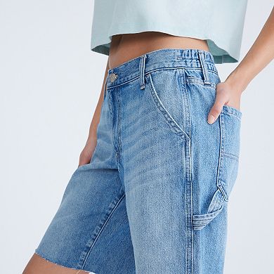 Juniors’ Aeropostale Baggy Carpenter Jean Shorts