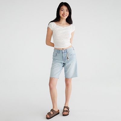 Juniors’ Aeropostale Baggy Jean Shorts