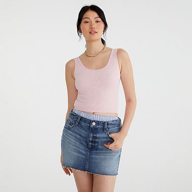 Juniors’ Aeropostale Wear 3 Ways Seamless Convertible Cropped Tank