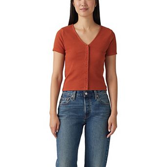 Women's Levi's® Muse V-Neck Short Sleeve T-Shirt