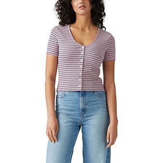Women's Levi's® Muse V-Neck Short Sleeve T-Shirt