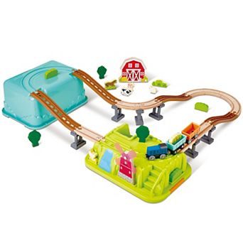Hape: Farmyard Train Bucket Set