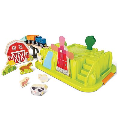 Hape: Farmyard Train Bucket Set