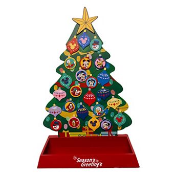 Disney Characters Advent Tree with Magnetic Ornaments by Kurt Adler