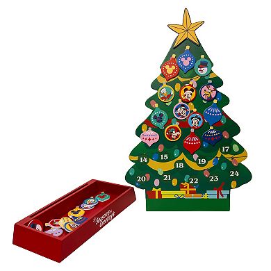 Disney Characters Advent Tree with Magnetic Ornaments by Kurt Adler