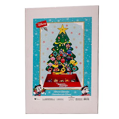 Disney Characters Advent Tree with Magnetic Ornaments by Kurt Adler