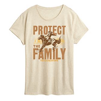 Women's Yellowstone Protect The Family Graphic Tee