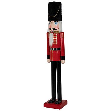Northlight 6-ft. Wooden Christmas Nutcracker Soldier Floor Décor