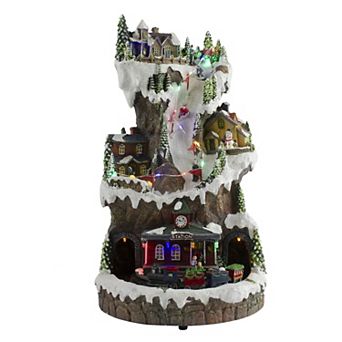 Northlight 15" LED Animated & Musical Christmas Scene Table Décor