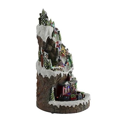 Northlight 15" LED Animated & Musical Christmas Scene Table Décor