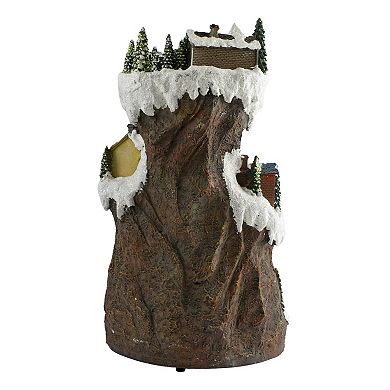 Northlight 15" LED Animated & Musical Christmas Scene Table Décor