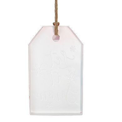 Northlight Let It Snow Metal Christmas Wall Sign - 12"