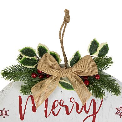 Northlight Merry Christmas and Happy Holidays Wood Wall Signs - 15.75-in. 2-pc. Set