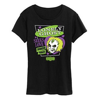 Women's Beetlejuice 2 Lonely Ghost Graphic Tee