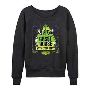 Women's Beetlejuice 2 Ghost House With Lydia French Terry Long Sleeve Tee