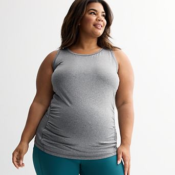 Plus Size Maternity Tek Gear® Performance Tank Top