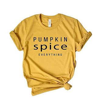 Pumpkin Spice Everything Short Sleeve Graphic Tee
