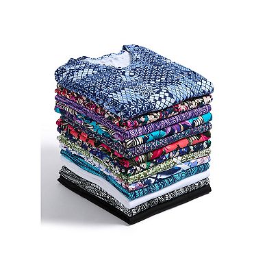 Catherines Women's Plus Size Easy Fit Short Sleeve V-Neck Tunic