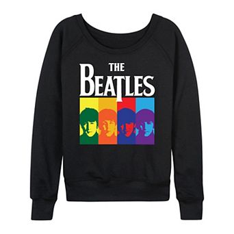Women's The Beatles Color Block French Terry Long Sleeve Tee