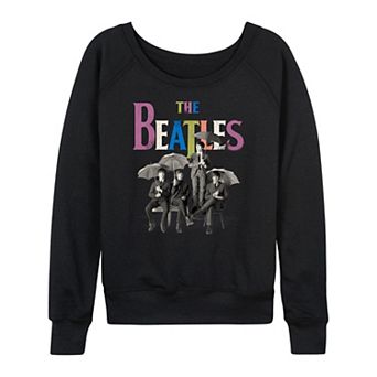Women's The Beatles Umbrella Rainbow French Terry Long Sleeve Tee