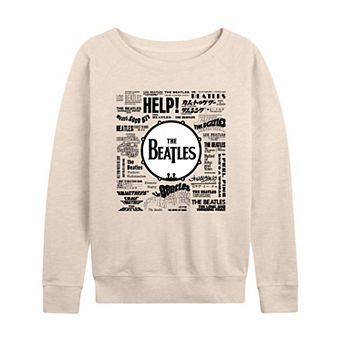 Women's The Beatles Singles French Terry Long Sleeve Tee