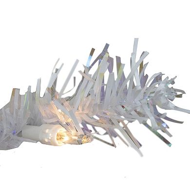 Northlight 2-ft. Pre-lit White Iridescent Pine Artificial Christmas Tree