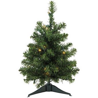 Northlight 18" Pre-Lit Medium Canadian Pine Artificial Christmas Tree