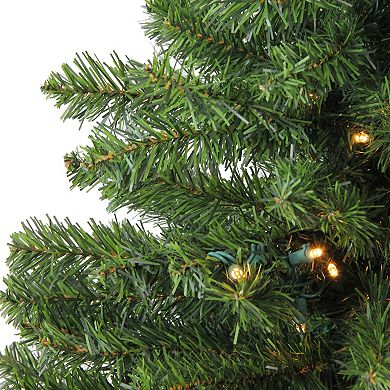 Northlight 18" Pre-Lit Medium Canadian Pine Artificial Christmas Tree