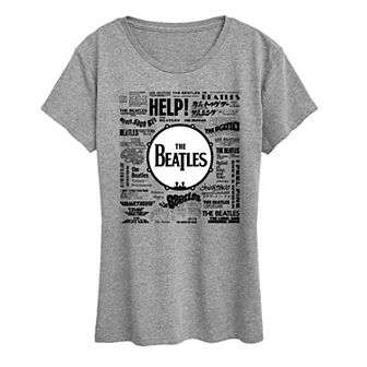 Women's The Beatles Singles Graphic Tee