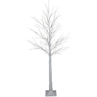 Northlight 4-ft. LED White Birch Artificial Christmas Twig Tree