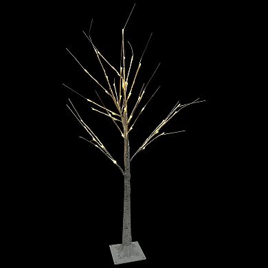 Northlight 4-ft. LED White Birch Artificial Christmas Twig Tree
