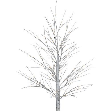 Northlight 4-ft. LED White Birch Artificial Christmas Twig Tree
