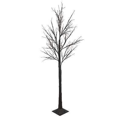 Northlight 6-ft. LED Lighted Brown Artificial Christmas Twig Tree