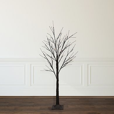 Northlight 4-ft. LED Lighted Brown Artificial Christmas Twig Tree