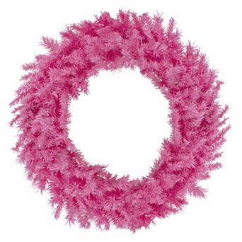 Northlight 36" Pink Spruce Artificial Christmas Wreath