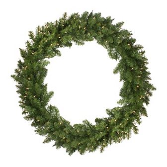 Northlight Pre-Lit Eastern Pine Artificial Christmas Wreath