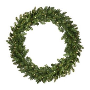 Northlight Pre-Lit Eastern Pine Artificial Christmas Wreath