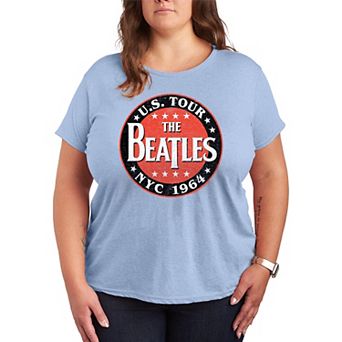 Plus Size The Beatles U.S. Tour NYC 1964 Graphic Tee