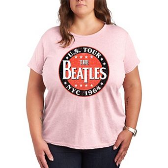 Plus Size The Beatles U.S. Tour NYC 1964 Graphic Tee