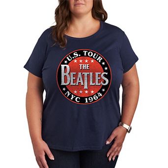 Plus Size The Beatles U.S. Tour NYC 1964 Graphic Tee