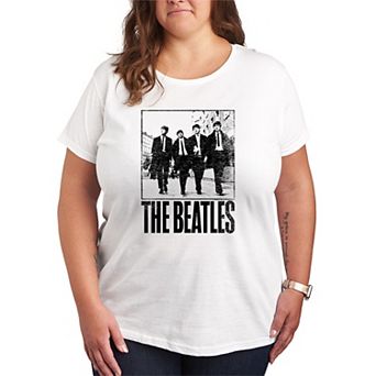 Plus Size The Beatles Vintage Graphic Tee