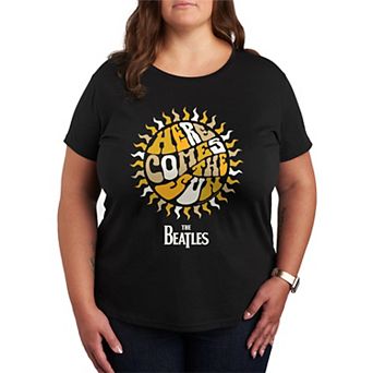 Plus Size The Beatles Here Comes The Sun Graphic Tee