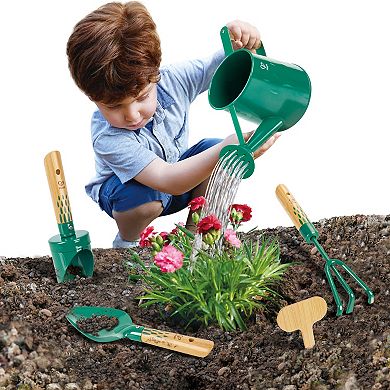 Hape 6-Piece Nature Fun Gardening Tool Set