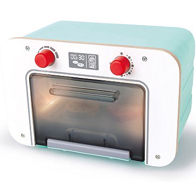Hape Countdown Baking Oven Lights & Sounds Wooden Kitchen Toy Playset