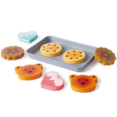 Hape Countdown Baking Oven Lights & Sounds Wooden Kitchen Toy Playset